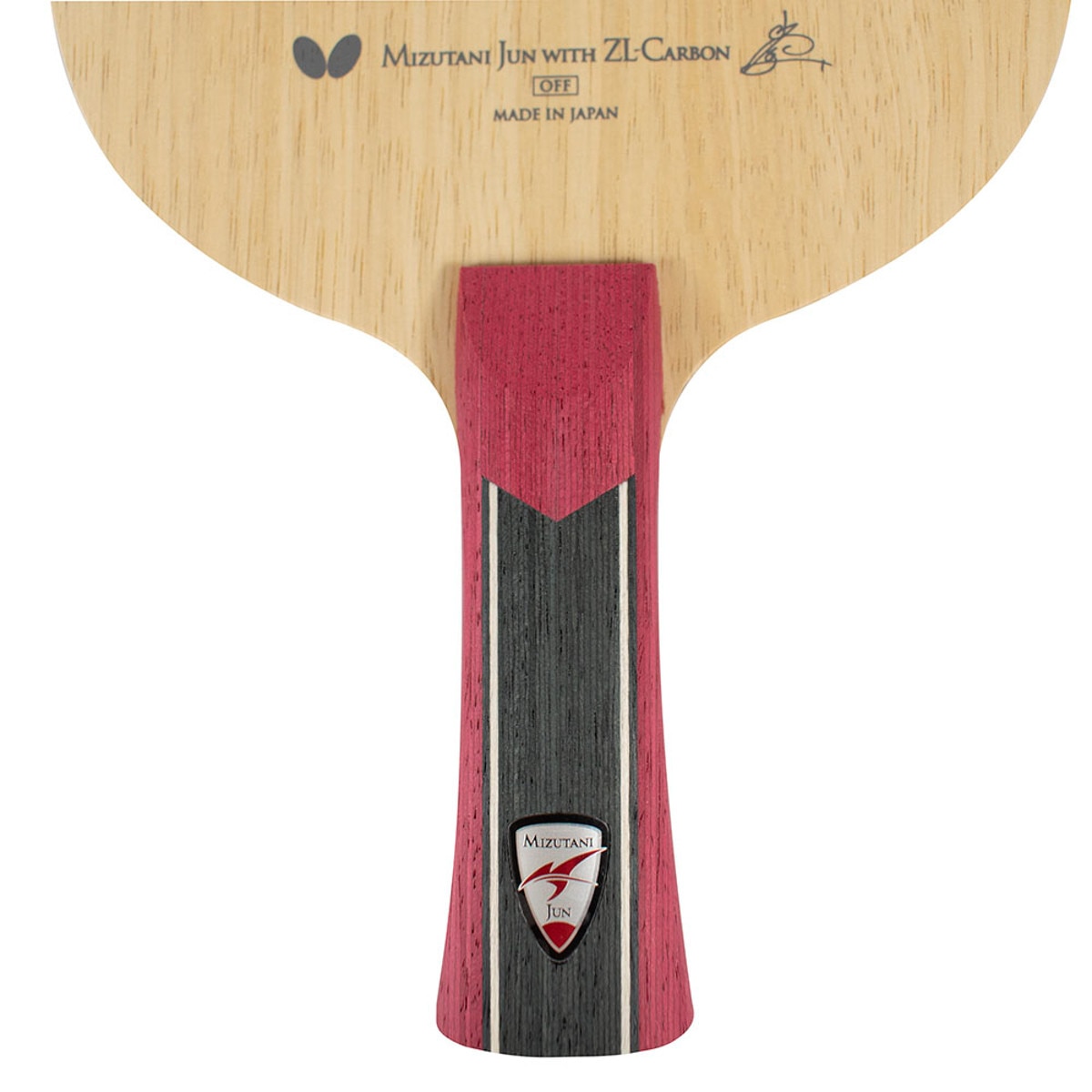 Mizutani Jun ZLC Blade: Close-up of Flared Handle Type